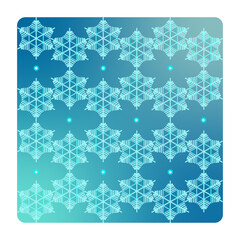 Background of snowflakes, winter, pattern, wallpaper. Vector.