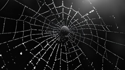 Obraz premium Real Spider web spider invertebrate spider web.