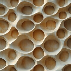 3d light brown pattern of oval.