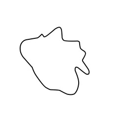 Map Line Icon