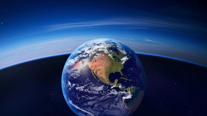 earth and moon