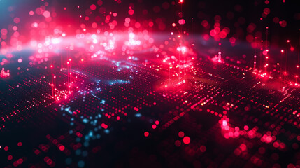 Fototapeta premium Exploring the dynamic world of cryptocurrency trading with digital visualizations and market analytics