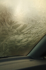 Frozen windshield