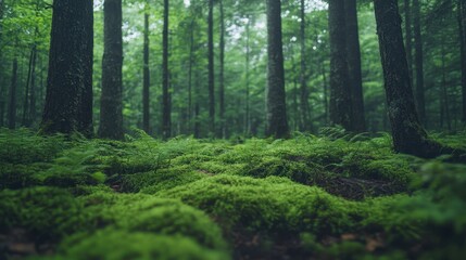 Obraz premium Forest vegetation rainforest outdoors.