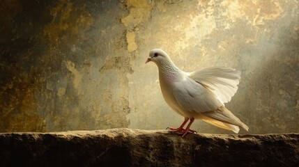 Obraz premium Christ holy dove animal pigeon bird.