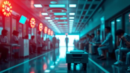 Vibrant Medical SD Card AI Art, High Resolution, Realistic, Depth