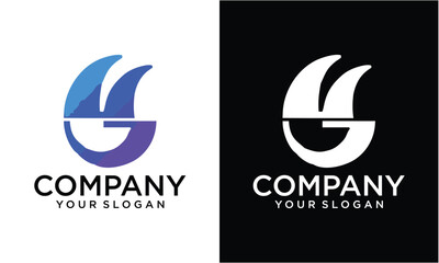 Creative Letter G logo icon design template elements