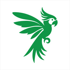 illustration of a parrot