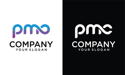 Creative PMO Letter Logo Design, Inspiration for a Unique Identity