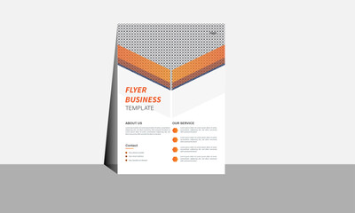 Simple flyer design with vector file  