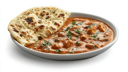 Butter Chicken with Naan Bread