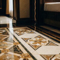 Luxury Bedroom Floor Tilling 