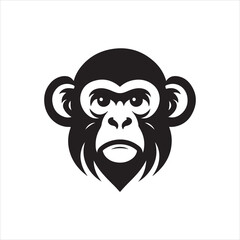 portrait of a cartoon of a Monkey