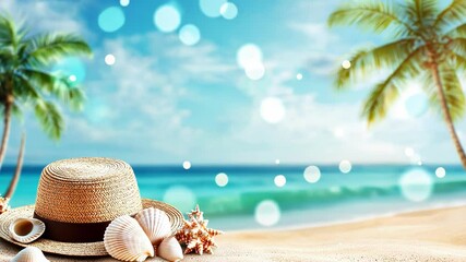 Tropical Beach Tranquility