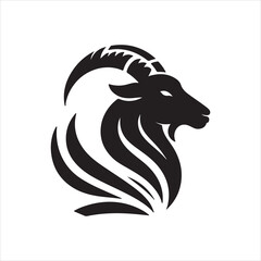 illustration of a goat