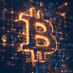 Bitcoin surge cryptocurrency market analysis global financial centers digital art abstract environment tech perspective