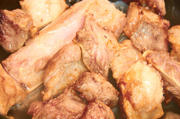 Tasty food on the plate