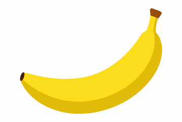 banana isolated on white