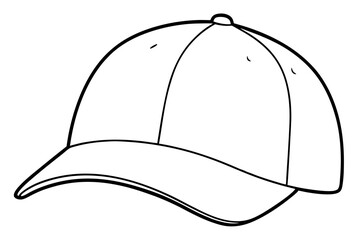 baseball cap vector illustration