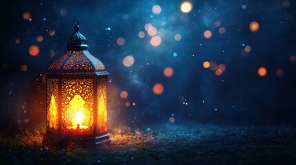 Ramadan Lantern A Glowing Symbol of Hope and Celebration.