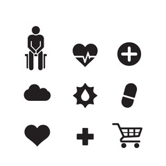 hospital ,medical icon silhouette