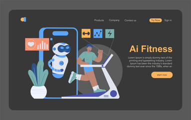 AI Hobbyist. Flat Vector Illustration