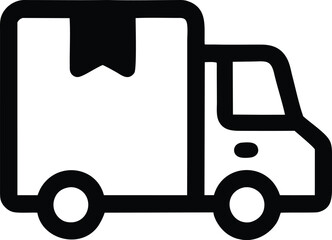 Delivery truck icon. fast delivery icon