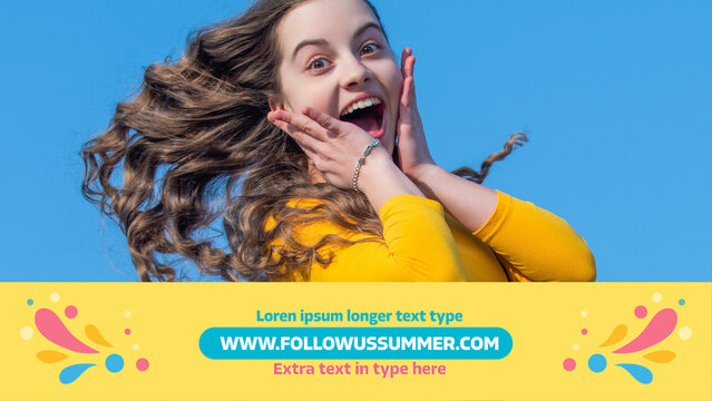 Kids And Teens Colorful Ornaments Lower Third