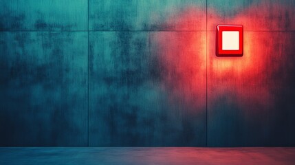 security warning notification background concept with copy space