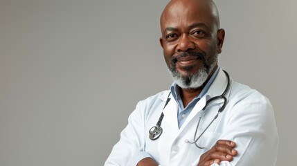 African American Holistic Doctor Portrait