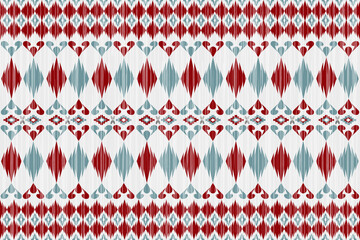 Navajo seamless pattern. Native ornament. Ethnic  decor style. It Boho geometric ornament. Vector seamless pattern. Mexican blanket, rug. Woven carpet