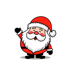 Cute Cartoon Santa Claus Illustration for Christmas