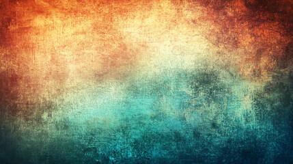 Obraz premium A textured abstract background showcasing a gradient of orange and blue hues, creating a visually striking backdrop perfect for artistic projects and designs.