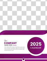 Calendar Design Template 2025