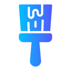 paint brush gradient icon