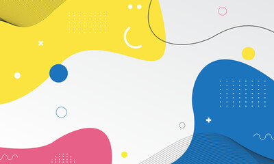 Abstract colorful liquid background. Fluid shapes composition. Eps10 vector