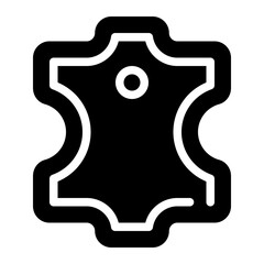 leather glyph icon