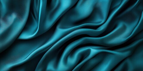 Obraz premium Deep teal gradient background rich smooth tones elegant abstract shading even studio lighting with soft shadows