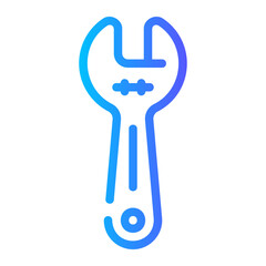 wrench gradient icon