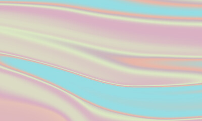Abstract wavy pattern with pastel colors, resembling flowing liquid or draped fabric.