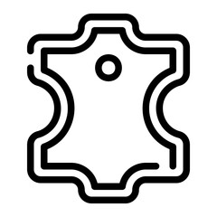 leather line icon