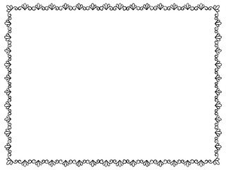 Digital hand draw of frame