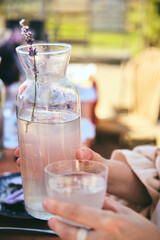 lemonade in a jug