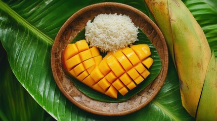 Delicious Mango Sticky Rice: A Tropical Delight