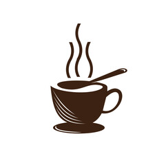 Coffee Cup Logo, Vector, Illustration