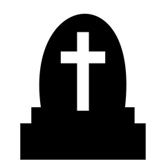 Horror Tombstone Silhouette