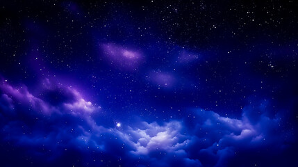 Fototapeta premium Realistic AI-Generated Starry Night Sky – Stunning Natural Landscape