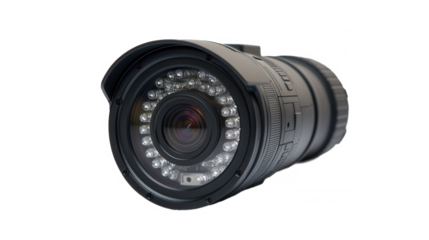 High Definition CCTV Security Camera with Infrared LEDs and Zoom Lens