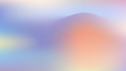 Abstract grainy gradient background, red, blue, orange and green colors with grainy texture