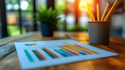 Business professionals analyzing market trends, working with digital tools and strategic data visualizations in a modern office